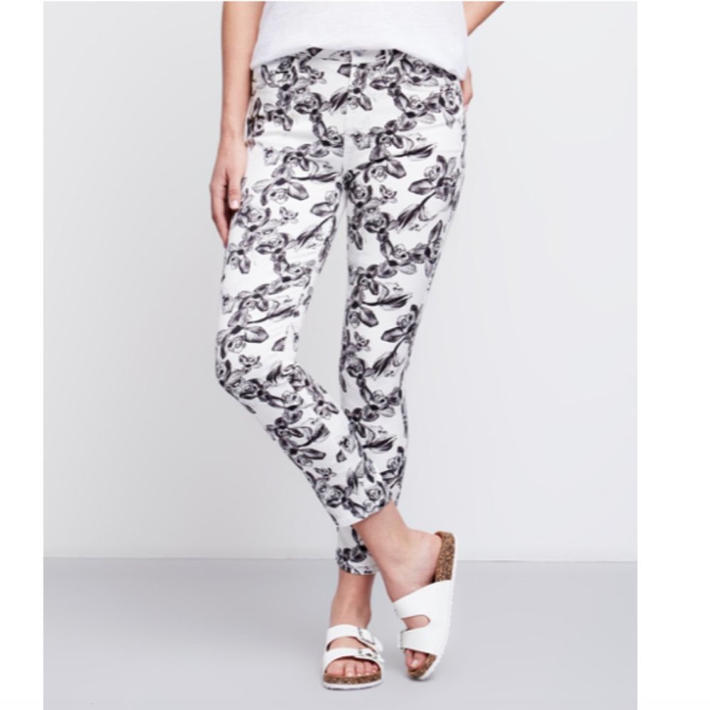 FREE SHIPPING! Jen7 by 7 for All Mankind Women's Cropped Skinny Leg Jean - Picture 2 of 9